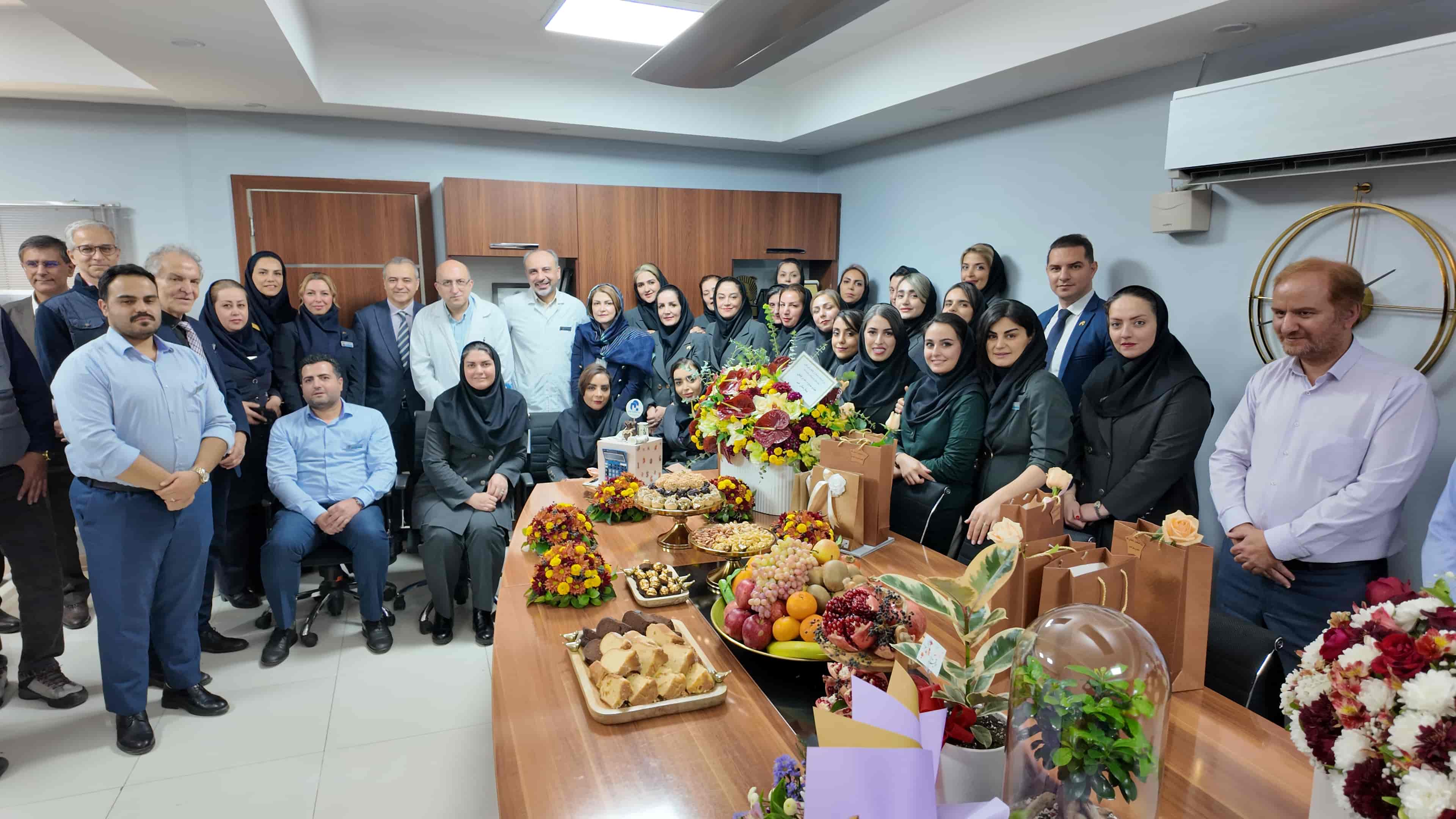 مراسم بزرگداشت روز حسابدار در بیمارستان جم