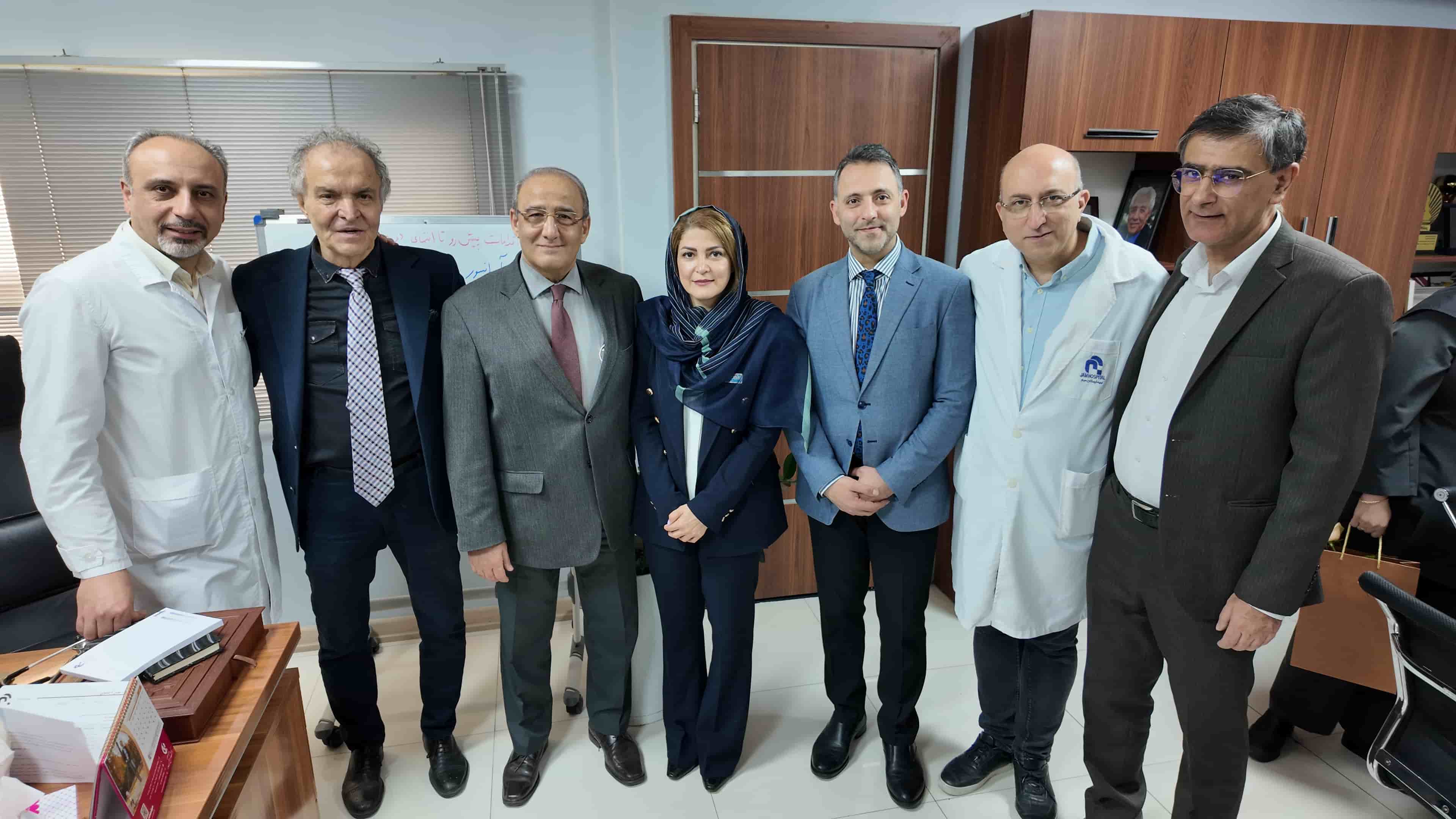 مراسم بزرگداشت روز حسابدار در بیمارستان جم